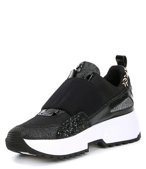 women michael kors slip on shoes|Michael Kors trainers black.